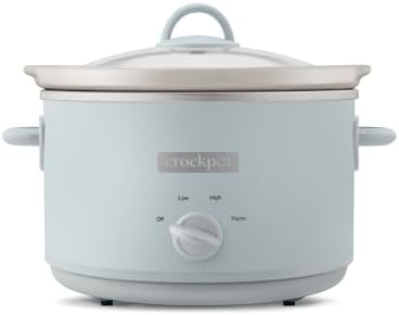 Crock-Pot 4.5 Quart Manual Slow Cooker – Macaroon Blue S17A
