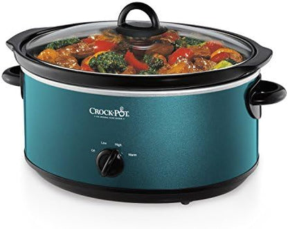 Crock-Pot 7 Quart Manual Slow Cooker – Turquoise S25V