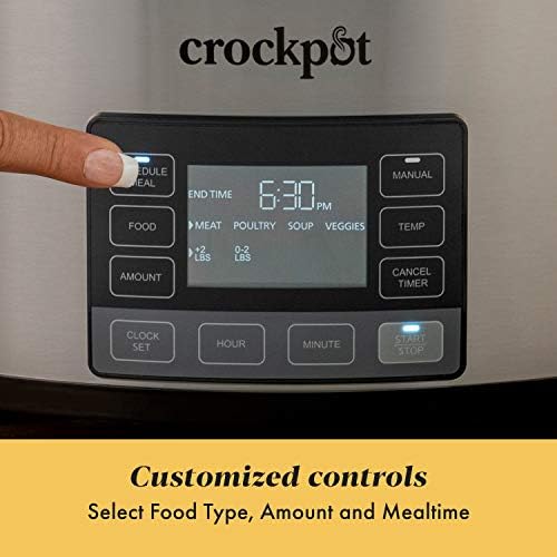 Crock-Pot MyTime 6 Quart Programmable Slow Cooker S08V