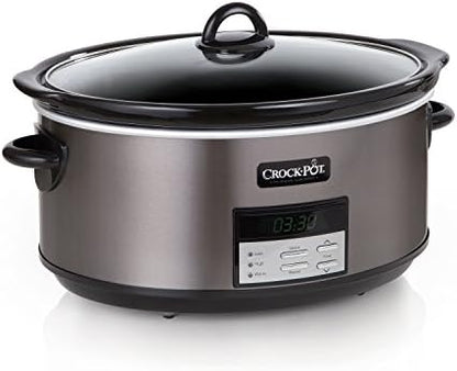 Crock-Pot 8 Quart Programmable Slow Cooker with Auto Warm S28X