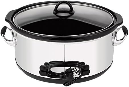 Crock-Pot 7 Quart Programmable Slow Cooker – Polished Platinum S23F