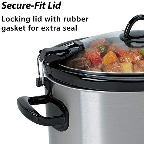 Crock-Pot Cook & Carry 6 Quart Portable Slow Cooker S07H