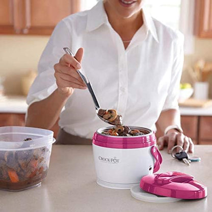 Crock-Pot Lunch Crock Portable Food Warmer 20oz – Pink S03G