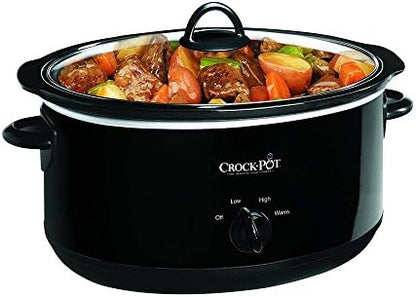 Crock-Pot 8 Quart Manual Slow Cooker – Black S10Z