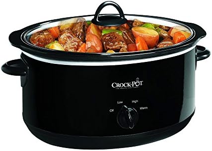 Crock-Pot 8 Quart Manual Slow Cooker – Black S10Z