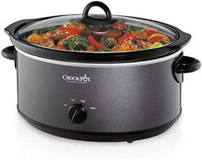 Crock-Pot 7 Quart Slow Cooker – Charcoal S09M