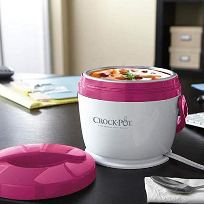 Crock-Pot Lunch Crock Portable Food Warmer 20oz – Pink S03G