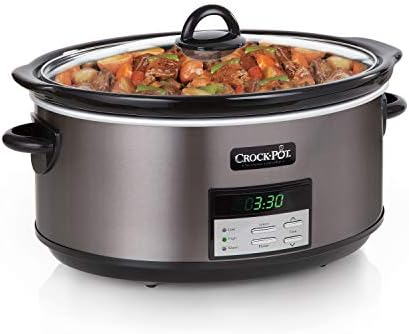 Crock-Pot 8 Quart Programmable Slow Cooker with Auto Warm S28X