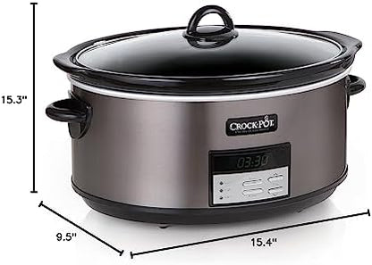 Crock-Pot 8 Quart Programmable Slow Cooker with Auto Warm S28X