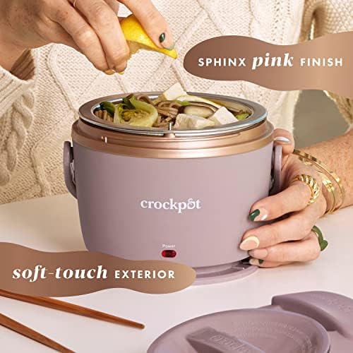 Crock-Pot Electric Lunch Box Food Warmer 20oz – Blush Pink S18K