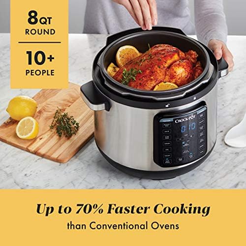 Crock-Pot 8 Quart Express Crock Multi-Use Pressure Cooker S05A