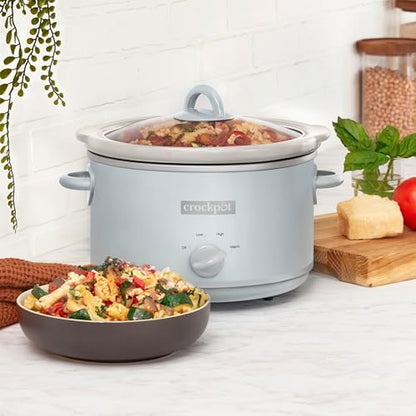 Crock-Pot 4.5 Quart Manual Slow Cooker – Macaroon Blue S17A