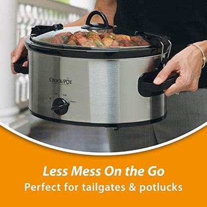 Crock-Pot Cook & Carry 6 Quart Portable Slow Cooker S07H