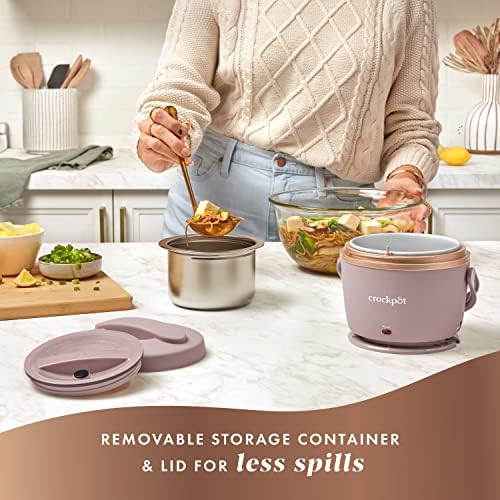 Crock-Pot Electric Lunch Box Food Warmer 20oz – Blush Pink S18K