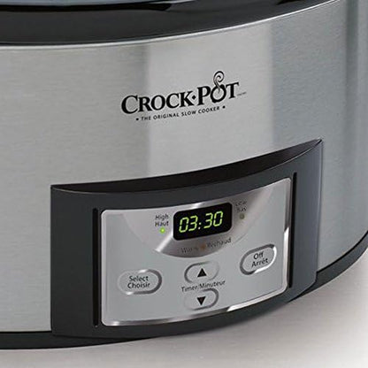 Crock-Pot Cook & Carry 6 Quart Programmable Slow Cooker S15K