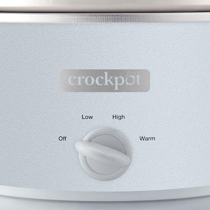 Crock-Pot 4.5 Quart Manual Slow Cooker – Macaroon Blue S17A