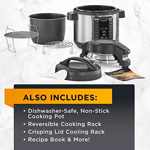 Crock-Pot Express Crisp 8 Quart 10-in-1 Pressure Cooker S06G