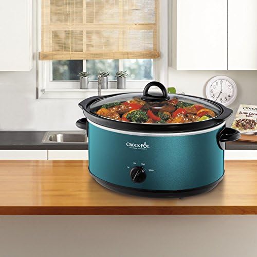 Crock-Pot 7 Quart Manual Slow Cooker – Turquoise S25V