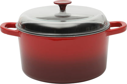 Crock-Pot 3 Quart Enameled Cast Iron Dutch Oven – Aqua S02R