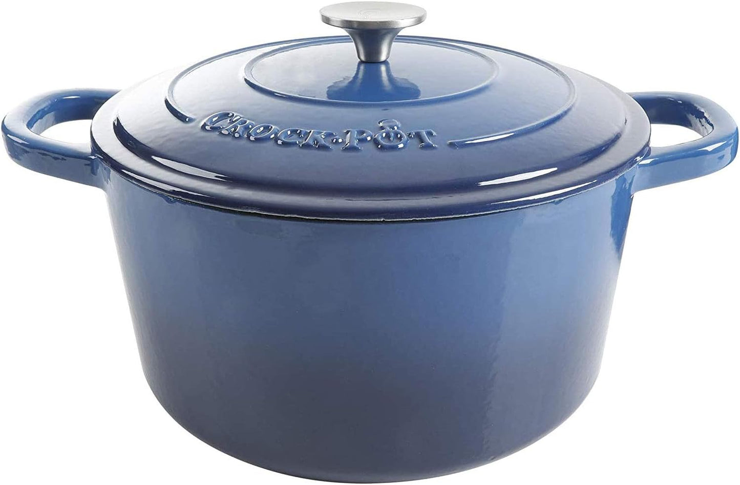 Crock-Pot 3 Quart Enameled Cast Iron Dutch Oven – Aqua S02R