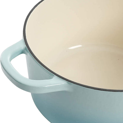 Crock-Pot 3 Quart Enameled Cast Iron Dutch Oven – Aqua S02R