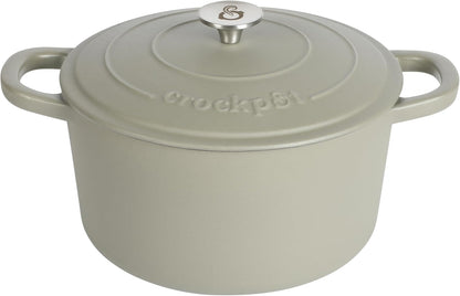Crock-Pot 3 Quart Enameled Cast Iron Dutch Oven – Aqua S02R
