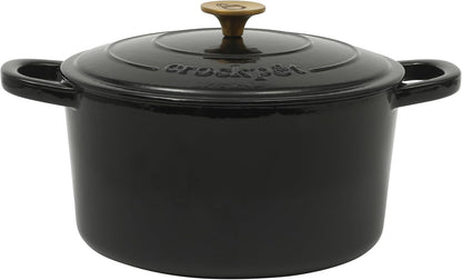 Crock-Pot 3 Quart Enameled Cast Iron Dutch Oven – Aqua S02R