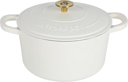 Crock-Pot 3 Quart Enameled Cast Iron Dutch Oven – Aqua S02R