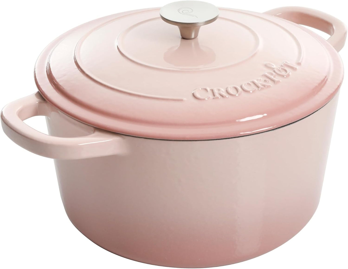 Crock-Pot 3 Quart Enameled Cast Iron Dutch Oven – Aqua S02R