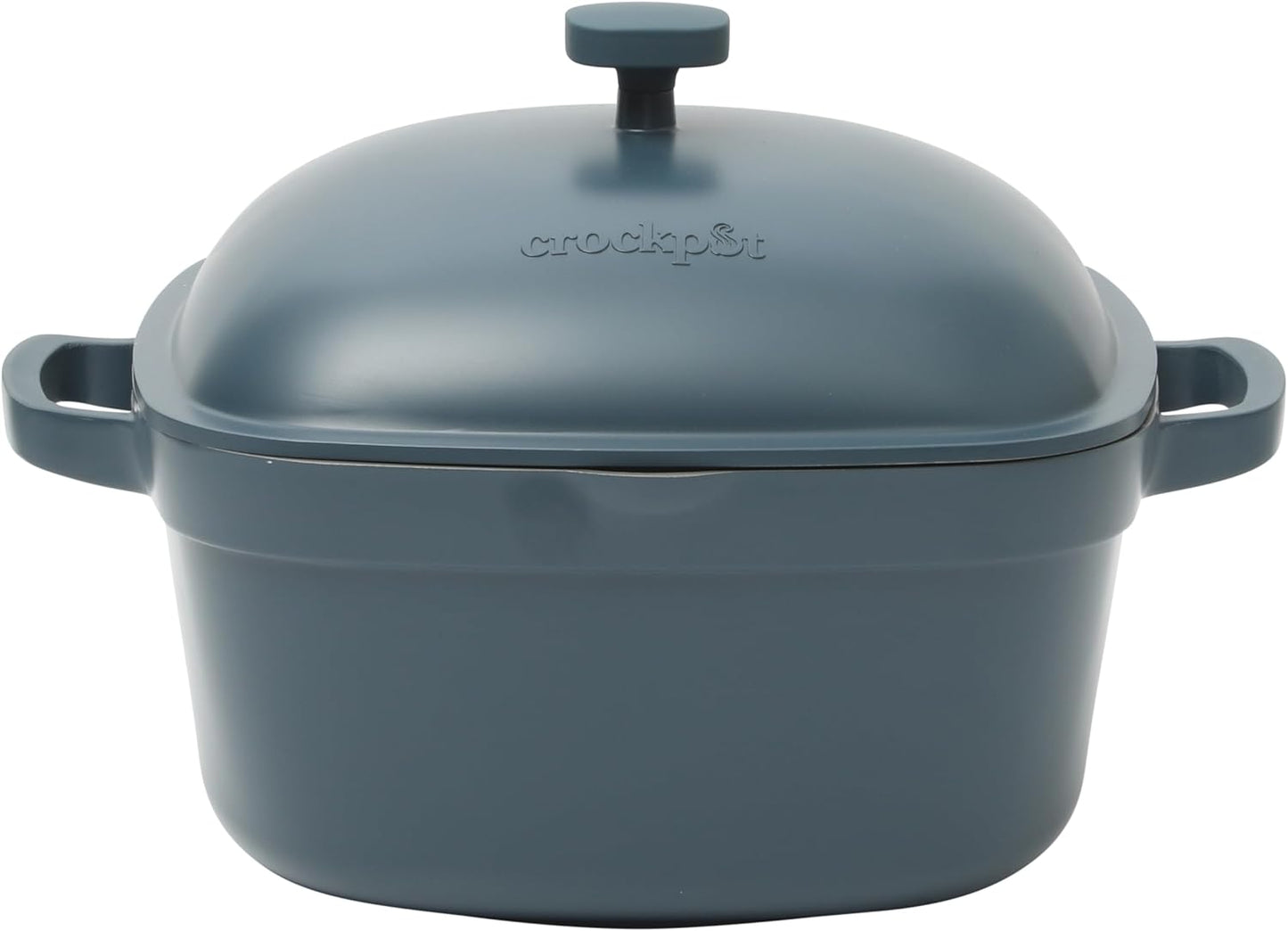 Crock-Pot 3 Quart Enameled Cast Iron Dutch Oven – Aqua S02R