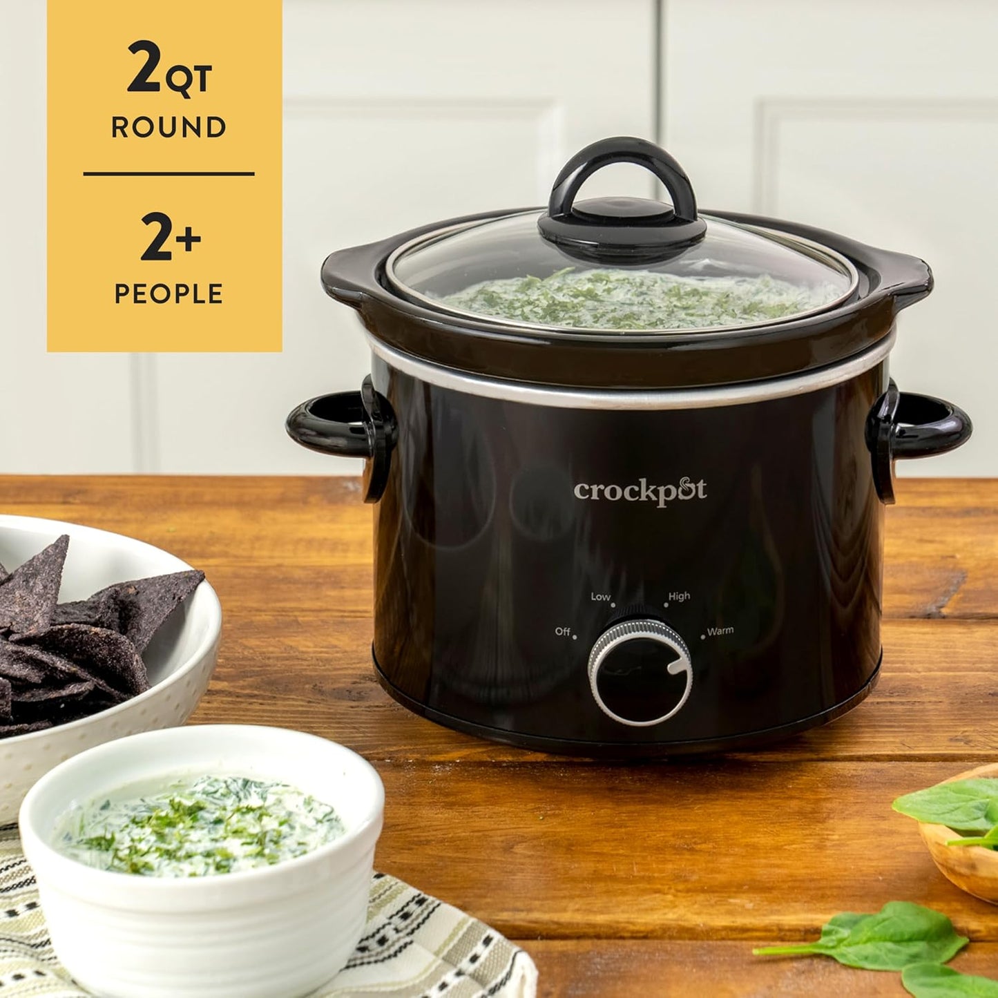 Crock-Pot 2 Quart Mini Slow Cooker – Classic Compact Cooker S01Z