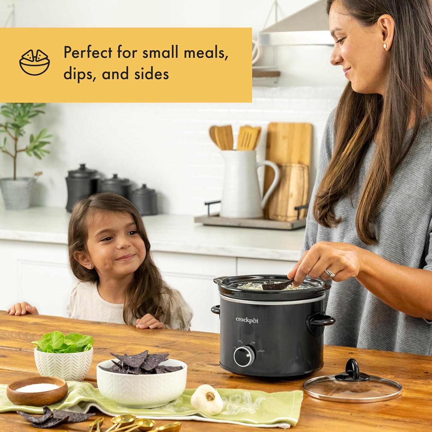 Crock-Pot 2 Quart Mini Slow Cooker – Classic Compact Cooker S01Z